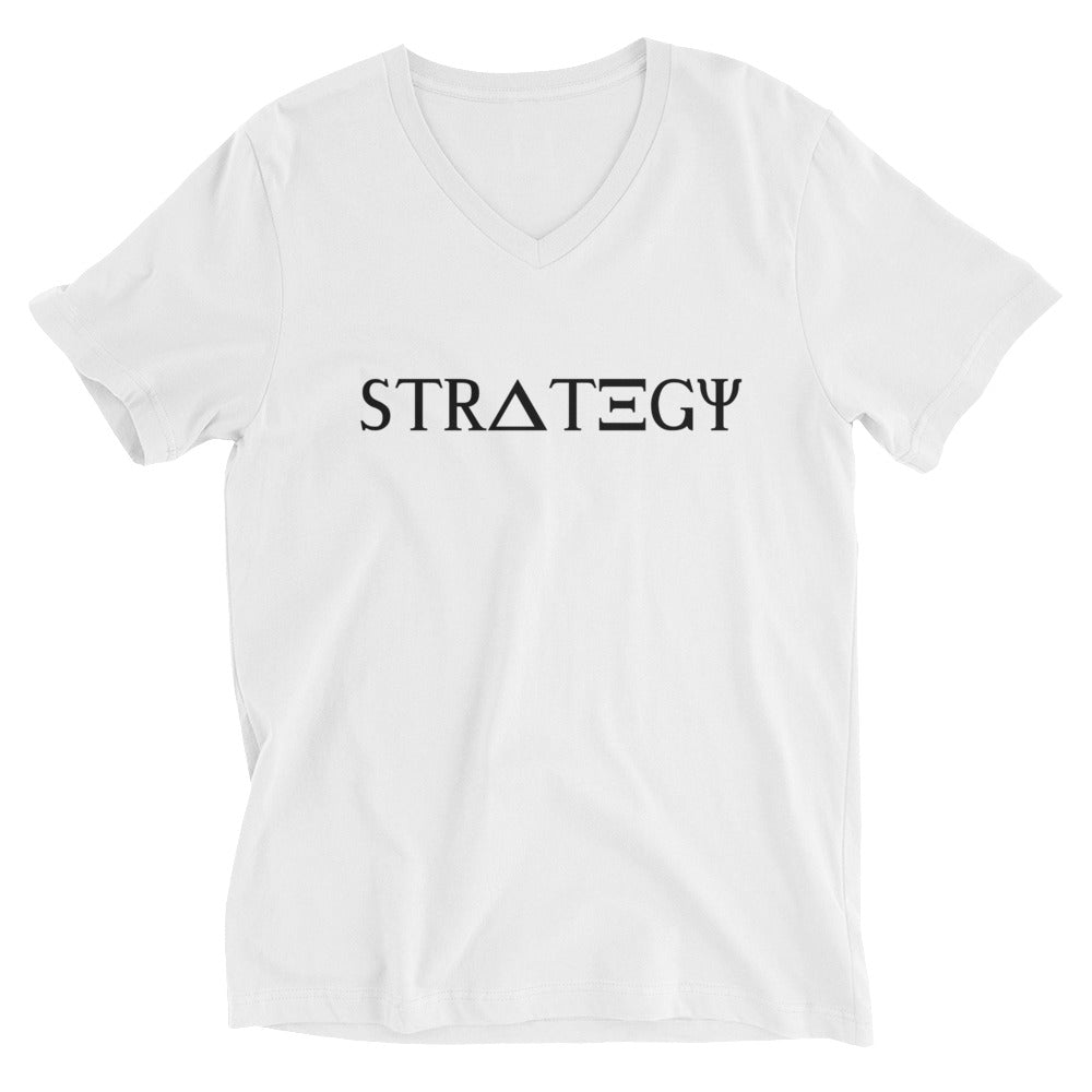 "Strategy" Unisex V-Neck T-Shirt